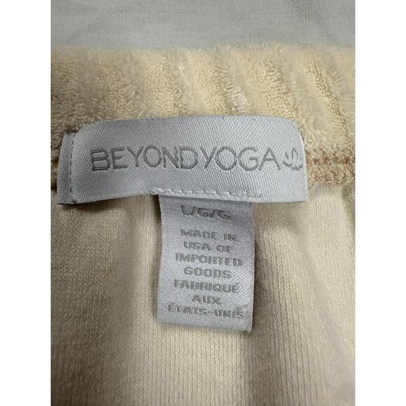 Beyond Yoga Tropez‎ Jumpsuit Women's Size LRG Cream Strapless Top - Picture 10 of 11